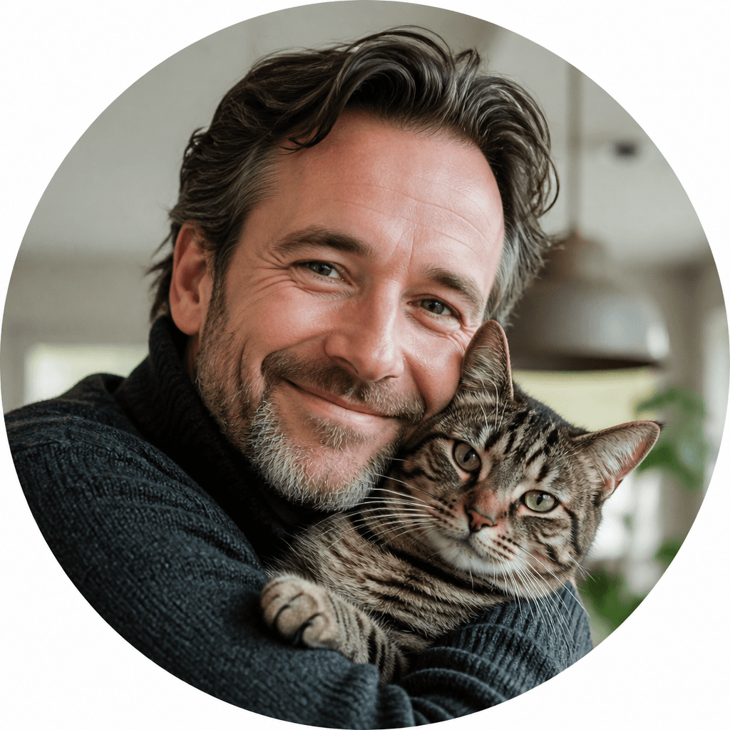 Baasje met kat