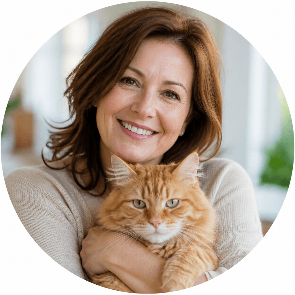 Baasje met kat