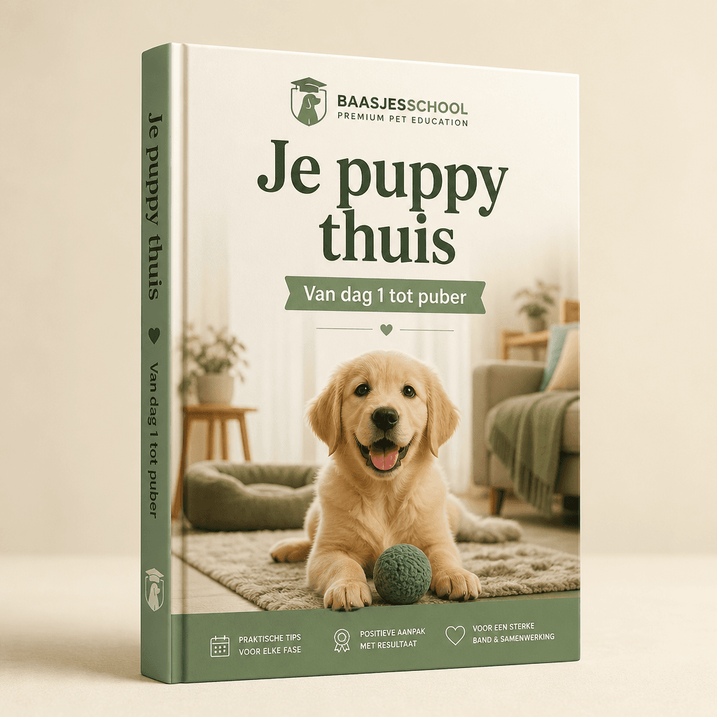 Je puppy thuis